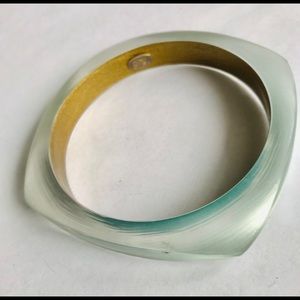 Alexis Bittar lucite soft square bracelet